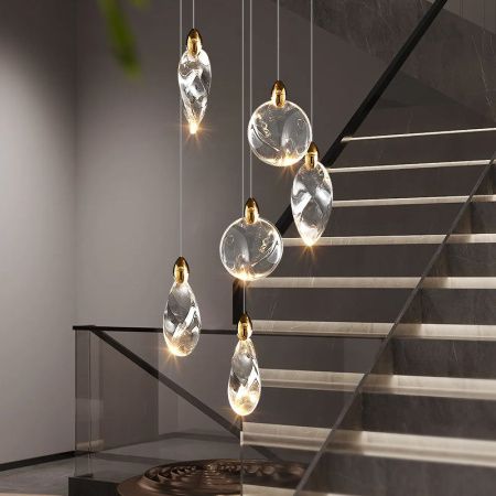 Светильник подвесной Delight Collection Colvin (Цолвин) MT9176-6H titanium gold