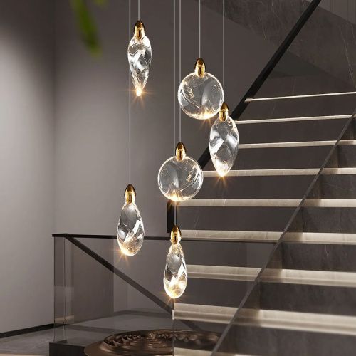 Светильник подвесной Delight Collection Colvin (Цолвин) MT9176-6H titanium gold - фото 5