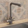 Смеситель для кухни Uperwood Quartz UPD-Q-03-03 UPD-Q-03-03 на мойку серый