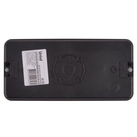 Светильник накладной Uniel ULW-K25B 6W/4000K/EMG IP65 BLACK