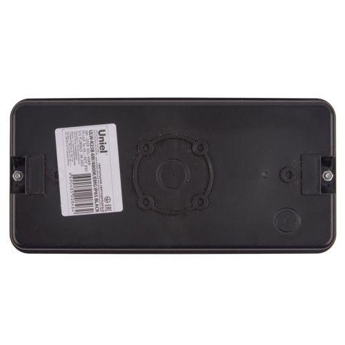Светильник накладной Uniel ULW-K25B 6W/4000K/EMG IP65 BLACK - фото 3