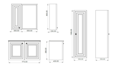 Тумба с раковиной Creavit Kayra KY0100.42.MAN 100х40