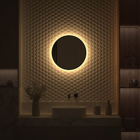 Зеркало с подсветкой Defesto AURA DF 2992 50х50 подвесное