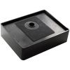 Раковина из нержавеющей стали Melana MLN-D4837B Castle 50х40 накладная цвет черный без отверстий под смеситель