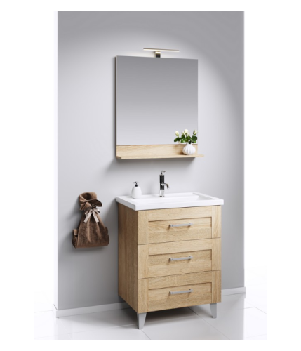 Тумба под раковину Aqwella Y FOS01083DS 77х45х84 напольная - фото 2