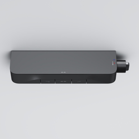 Смеситель для ванны и душа Am.Pm Func F8F10522 настенный черный без термостата