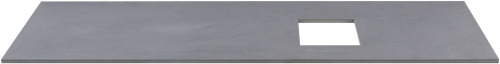 Столешница Allen Brau Infinity 1.21014.G 120х46 накладная цвет серый - фото 3