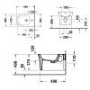 Биде подвесное Duravit White Tulip 2293150000 цвет белый