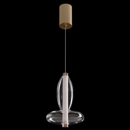 Светильник подвесной Crystal Lux Quasar (Куасар) QUASAR SP7W LED TRANSPARENT