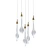 Светильник подвесной Delight Collection OD2433-5 gold/clear