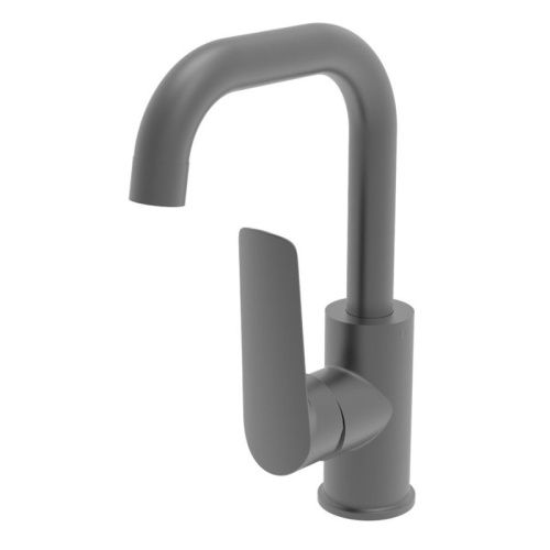 Смеситель Esko LG26MGM на раковину вороненая сталь - фото 2