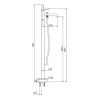 Смеситель Gattoni ELY 8808/88C0 напольный хром