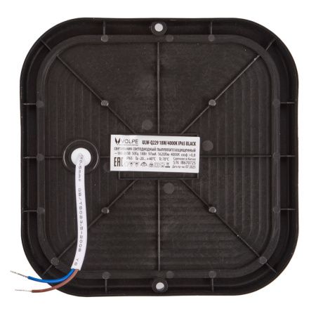 Светильник накладной Volpe ULW-Q229 18W/4000K IP65 BLACK