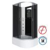 Душевая кабина Niagara Classic 25101434LBKG 120х80 асимметричная без крыши ориентация левая