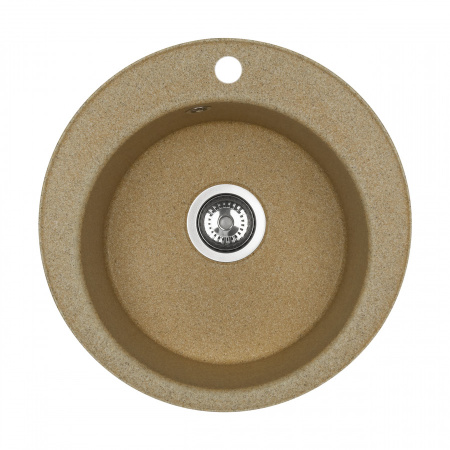 Кухонная мойка Aquaton Шелли 1A734732SS220 50х50 цвет коричневый