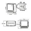 Умный диммер-выключатель Wi-Fi Uniel UCH-A302 2C/DIM/WF WHITE