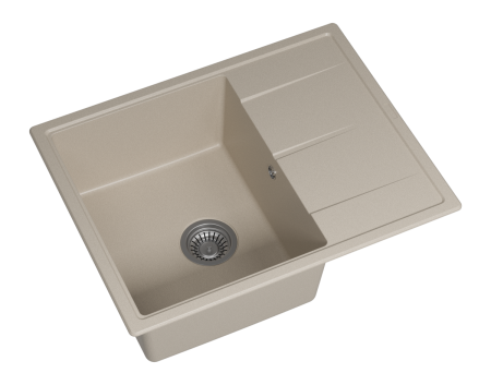 Кухонная мойка Misty Titan TIT-65х51-02 65х50 цвет бежевый поверхность матовая