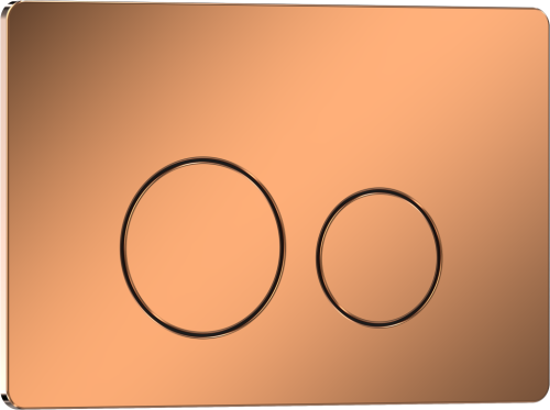 Клавиша смыва механическая Iberica Blanca INOX-O IB.B081.007.001 цвет желтый - фото 2