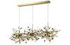 Светильник подвесной Crystal Lux Garden (Гарден) GARDEN SP3х3 L1200 GOLD
