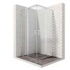 Душевой уголок Ambassador Kingston 14011121 100х90 стекло прозрачное профиль хром без поддона