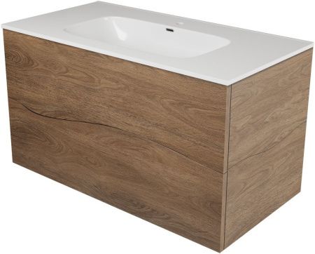 Тумба под раковину Allen Brau Glority 1.35001.NW 90х50 подвесная цвет коричневый