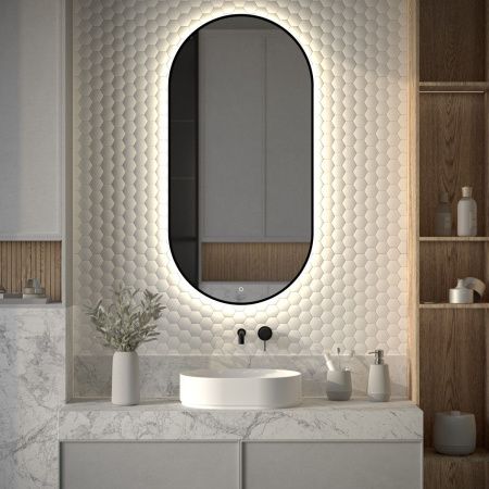 Зеркало с подсветкой Defesto AURA DF 2926S 60х120 подвесное