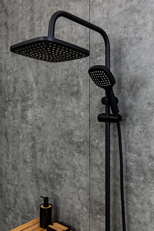 Душевая стойка Orange O-Shower OW04b настенная цвет черный