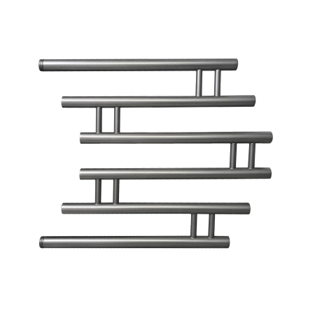 Полотенцесушитель Indigo Фокстрот Zip FZW50-50GFM 61х53 водяной графит