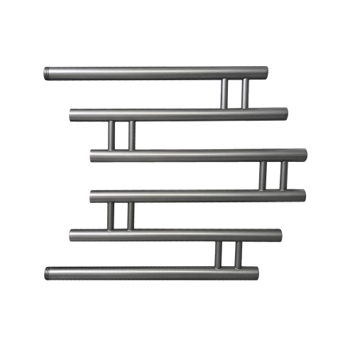 Полотенцесушитель Indigo Фокстрот Zip FZW50-50GFM 61х53 водяной графит - фото 4