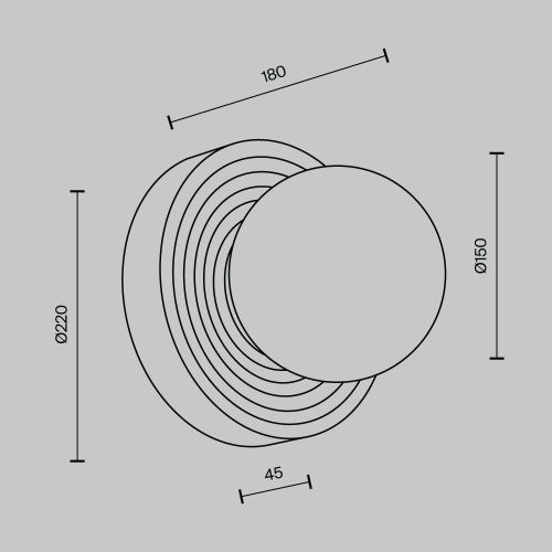 Бра Maytoni Careless MOD403WL-01BG - фото 5