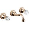 Смеситель для раковины Webert Karenina KA750404065 настенный бронза