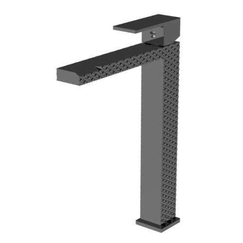 Смеситель для раковины Knotlor STABLE KN-24/GMP на столешницу вороненая сталь - фото 2