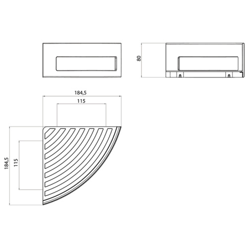 Полка Emco System2 3545 001 21 - фото 2
