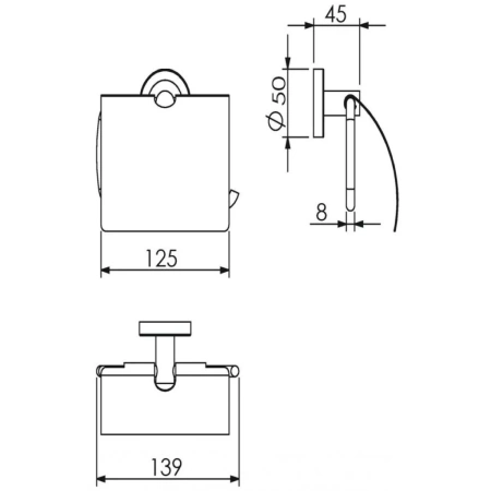 Бумагодержатель Langberger BURANO 11041A