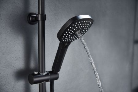 Душевая стойка Savol SK-H3145H настенная цвет черный