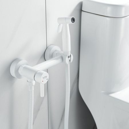 Гигиенический душ со смесителем Raffine F207C белый