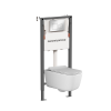 Инсталляция с кнопкой + унитаз Ceramica Nova Balance/New day CN3005_121002CH