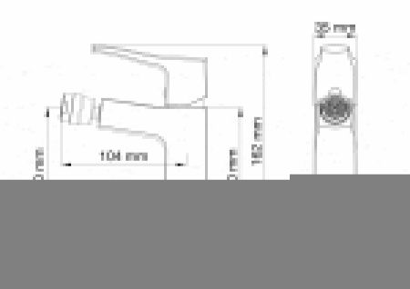 Смеситель Wonzon & Woghand Flex WW-88016072-BG на биде золото