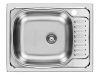 Кухонная мойка Ukinox Классика CLM560.435 ---5K 2L 45х55 цвет нержавеющая сталь поверхность матовая
