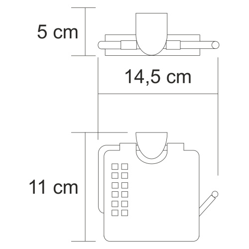Бумагодержатель WasserKRAFT 8325 - фото 4