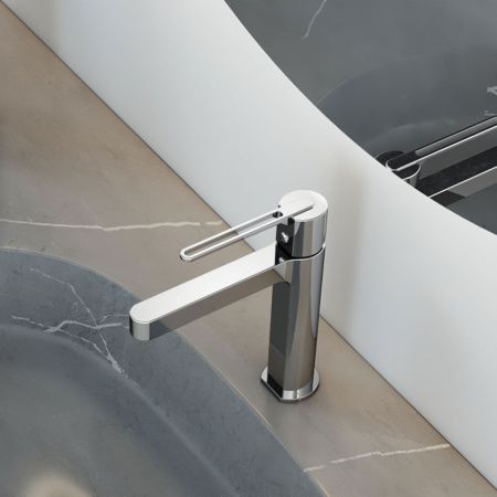 Смеситель Vincea Rondo VBF-1R1CH на раковину хром