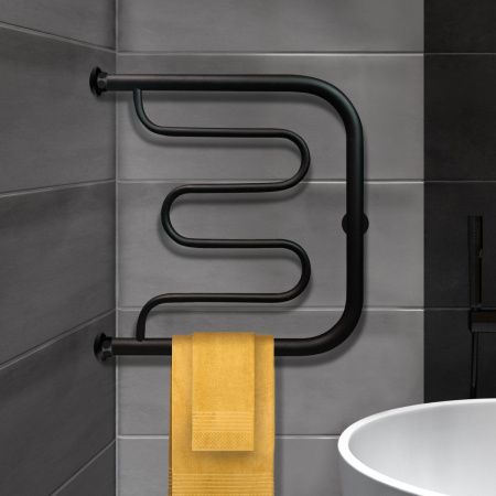 Полотенцесушитель водяной Indigo Standart FSW60-50BR 50х65 черный