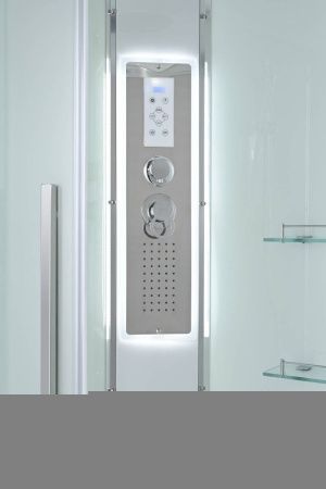 Душевая кабина AvaCan EM EM5090LED 90х90 четверть круга с крышей ориентация универсальная