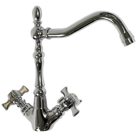 Смеситель для кухни Haiba HB24 HB4324 на мойку хром