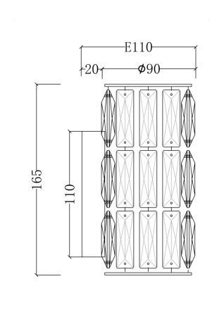 Светильник настенный Maytoni Talento DIA008WL-1CH