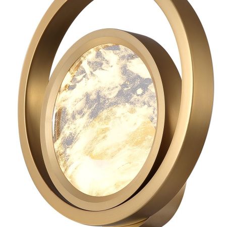 Светильник настенный Delight Collection Moon Light (Моон Лигхт) MB8700-1A brushed gold