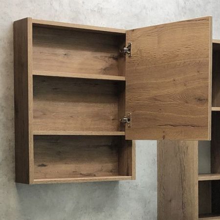 Зеркало-шкаф Comforty Марио 00-00004158CF 60х70 подвесной цвет коричневый