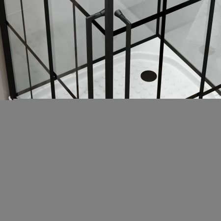 Душевая кабина Niagara Standart ST100/15QL/KL/BKT 100х100 квадратная без крыши ориентация универсальная