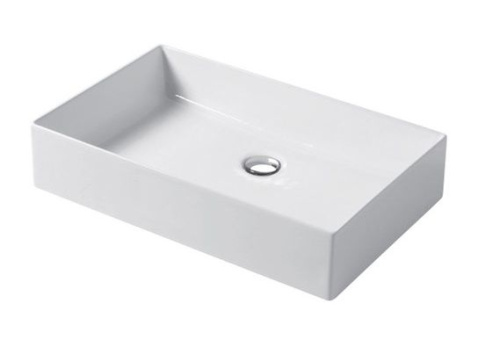 Раковина Disegno Ceramica Slim 60 см SS06038001 накладная цвет белый глянцевый