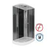 Душевая кабина Niagara Eco 45121453L 120х80 асимметричная с крышей ориентация левая